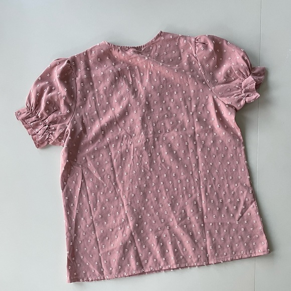 Pink Dotted Blouse - Picture 3 of 3